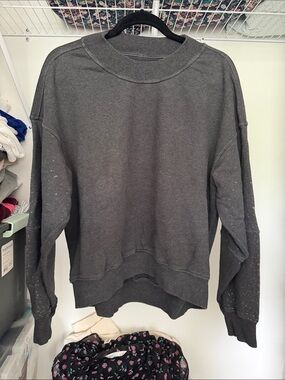 lululemon athletica Women's Dark Charcoal Crewneck Sweatshirt